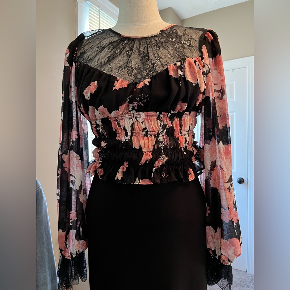 Free People puff sleeve blouse